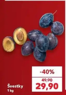 Kaufland Švestky nabídka