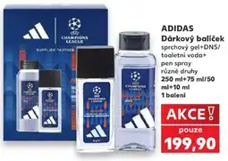 Kaufland ADIDAS Dárkový balíček nabídka