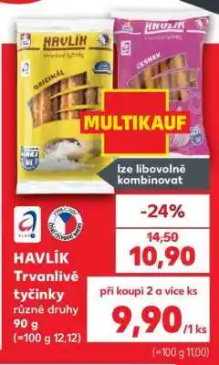 Kaufland Havlík Trvanlivé tyčinky nabídka