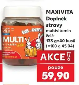 Kaufland MAXIVITA Doplněk stravy multivitamin želé nabídka