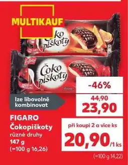Kaufland Figaro Čokopiškoty nabídka
