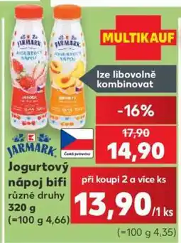 Kaufland Jarmark Jogurtový nápoj bifi nabídka