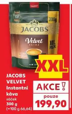 Kaufland JACOBS VELVET Instantní káva sáček 300 g nabídka