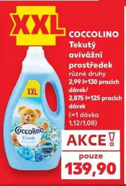 Kaufland COCCOLINO Tekutý avivážní prostředek nabídka