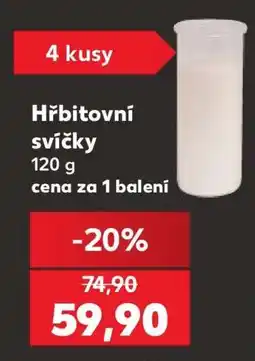 Kaufland Hřbitovní svíčky nabídka