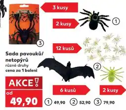 Kaufland Sada pavouků/netopýrů nabídka