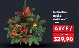 Kaufland Náhrobní miska dušičková nabídka