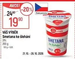Globus Váš výběr Smetana ke šlehání nabídka