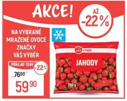 Globus Jahody - mražené ovoce značky Váš Výběr nabídka