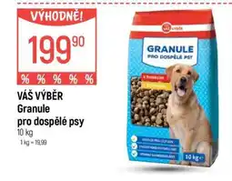 Globus VÁŠ VÝBĚR Granule pro dospělé psy nabídka