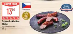 Globus Ostravská klobása Globus nabídka