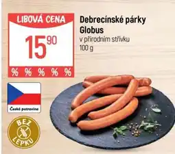 Globus Debrecínské párky Globus nabídka