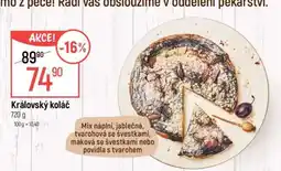 Globus Královský koláč nabídka