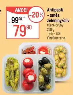 Globus Antipasti – směs zeleniny/oliv nabídka