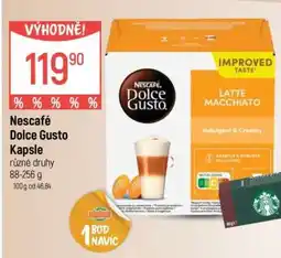 Globus Nescafé Dolce Gusto kapsle nabídka