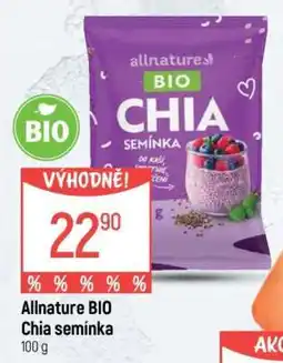 Globus Allnature BIO chia semínka nabídka