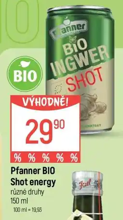 Globus Pfanner BIO Shot energy nabídka