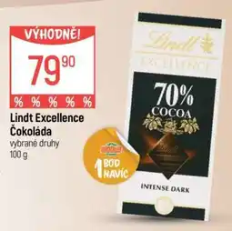 Globus Lindt Excellence Čokoláda nabídka