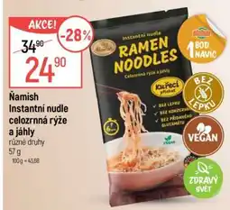 Globus Ňamish Instantní nudle celozrnná rýže a jáhly nabídka
