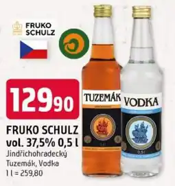 Trefa Fruko schulz tuzemák vodka nabídka