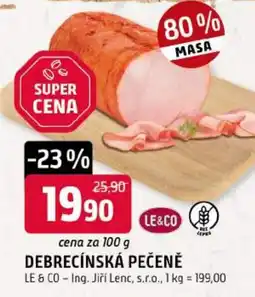Trefa Le & Co debrecínská pečeně nabídka