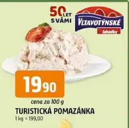 Trefa Vltavotýnské turistická pomazánka nabídka