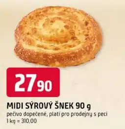 Trefa Midi sýrový šnek nabídka