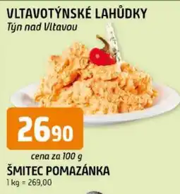 Trefa Šmitec pomazánka nabídka
