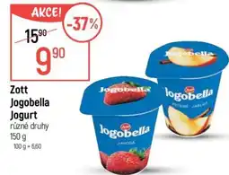 Globus Zott Jogobella jogurt nabídka