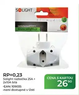 Tamda Foods Solight rozbočka 25A + 2x10A bílá nabídka