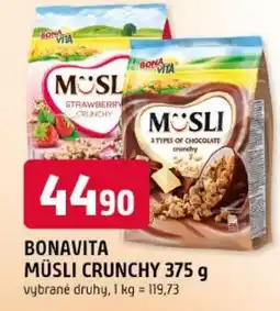 Trefa Bonavita müsli crunchy nabídka