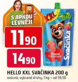 Trefa Hello xxl svačinka ovocná nabídka