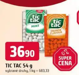 Trefa Tic Tac nabídka