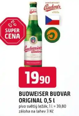 Trefa Budweiser Budvar Original nabídka