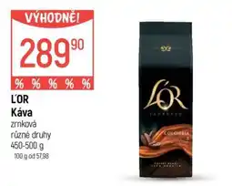 Globus L'Or Káva nabídka