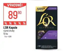 Globus L’OR kapsle nabídka