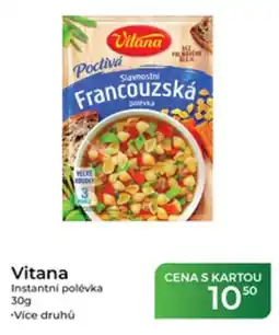 Tamda Foods Vitana instantní polévka nabídka