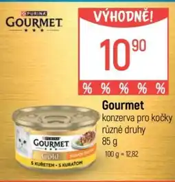 Globus Gourmet konzerva pro kočky nabídka
