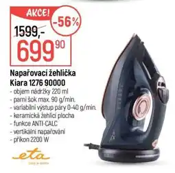Globus Napařovací žehlička Kiara 1276 90000 nabídka