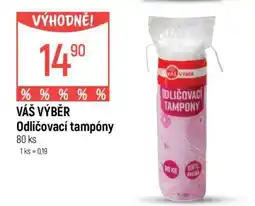 Globus VÁŠ VÝBĚR Odličovací tampony nabídka