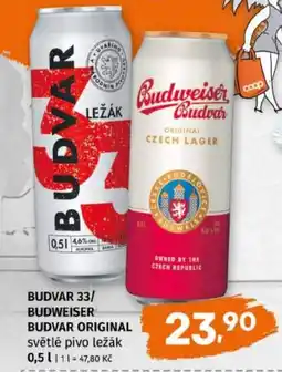 Trefa Budvar budweiser světlé pivo ležák nabídka