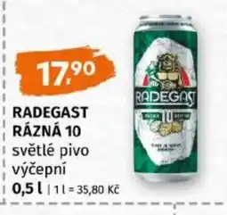 Trefa Radegast různá 10 nabídka
