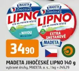 Trefa Madeta jihočeské lipno nabídka