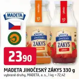 Trefa Madeta jihočeský zákys nabídka