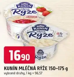 Trefa Kunín mléčná rýže nabídka