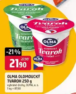 Trefa Olma olomoucký tvaroh nabídka