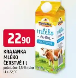 Trefa Krajanka mléko čerstvé nabídka