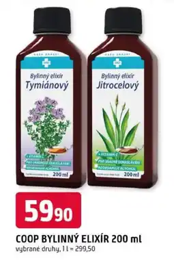 Trefa Coop bylinný elixír nabídka