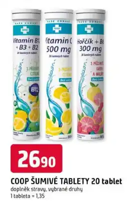 Trefa Coop šumivé tablety 20 tablet nabídka