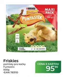 Tamda Foods Friskies pamlsky pro kočky Funtastix nabídka